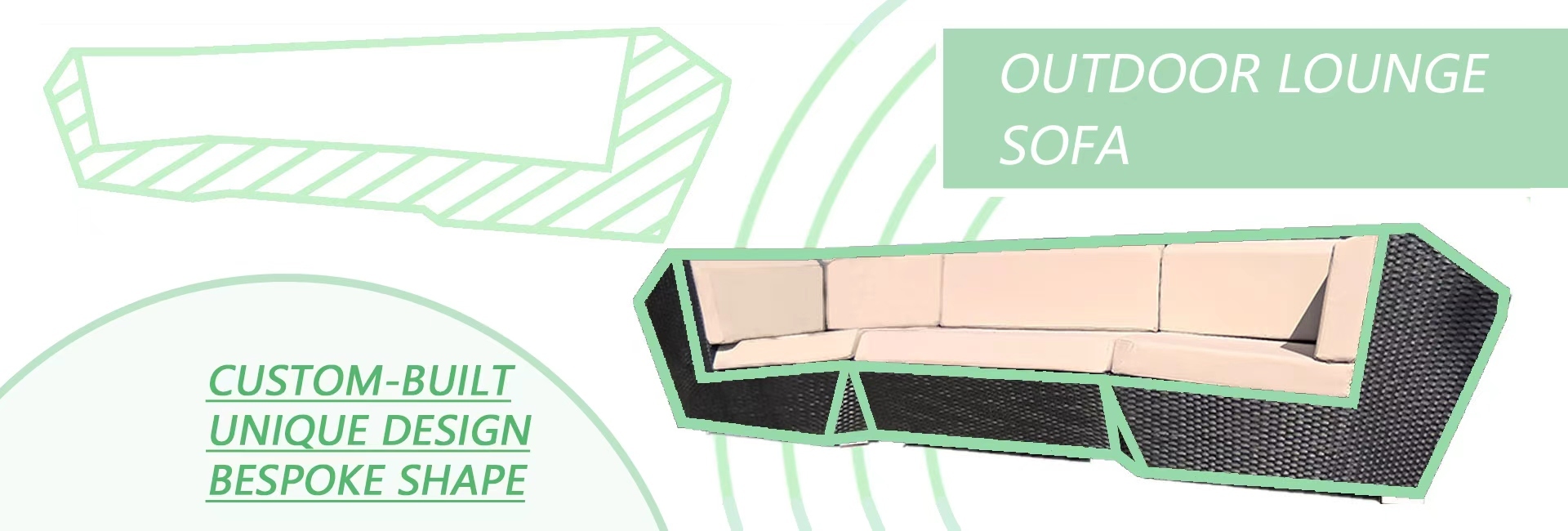 calidad Muebles de sofá de exterior de mimbre fábrica