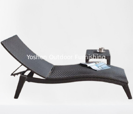 Muebles de lujo para exteriores piscina de jardín silla de descanso doble silla de descanso silla de descanso para exteriores tumbonas impermeables de rattan---6019
