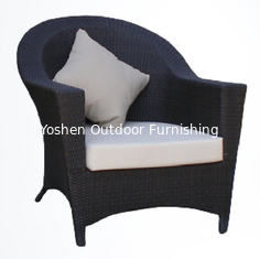 Muebles de jardín de ratán conjunto silla de comedor silla de aluminio silla exterior de mimbre de resina plástica silla de ratán---YS5646