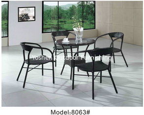 5 sillas de restaurante con mesa-8063