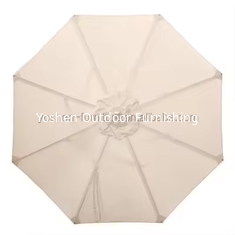 10 pies Reposición sombrilla de color beige Cubre 8 costillas mercado Patio sombrilla Canopy Cover lienzo para sombrillas al aire libre