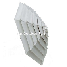 10 pies Reposición sombrilla de color beige Cubre 8 costillas mercado Patio sombrilla Canopy Cover lienzo para sombrillas al aire libre