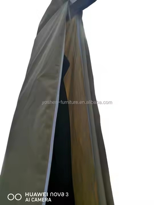 600D impermeable Capa de protección para sombrillas de alta calidad con cremallera y bastón de operación Capa para sombrillas de patio