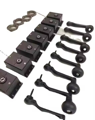 Cantilever Paraguas Partes 3m cuadrado Paraguas Gancho manija de manivela con cordón
