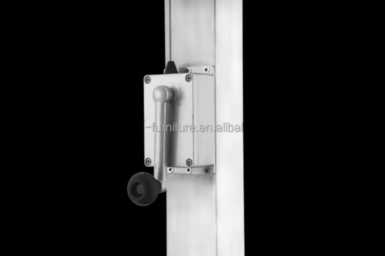Cantilever Paraguas Partes 3m cuadrado Paraguas Gancho manija de manivela con cordón