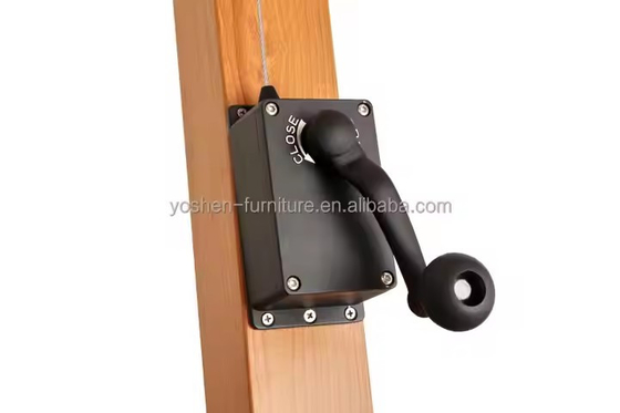 Cantilever Paraguas Partes 3m cuadrado Paraguas Gancho manija de manivela con cordón
