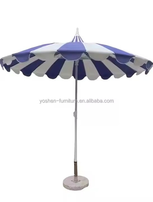 Sombrilla Pagoda Duradera de 8.5 pies, Sombrilla de Patio Estilo Pagoda, Sombrilla de Mercado Pagoda Ligera