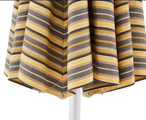 Fringe al aire libre Canvas de sol Parasol Cuadrado grande de aluminio Piscina Paraguas Café Jardín de playa Paraguas