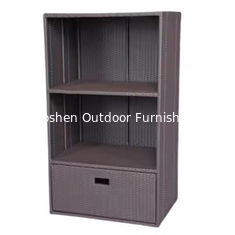 Muebles de playa de plástico, ratán, mimbre, impermeables, para hotel, piscina, ducha, baño, almacenamiento de toallas, armarios, carritos