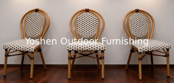 Empilable todo tiempo impermeable silla de la piscina exterior estilo francés diseño para uso hotel jardín piscina