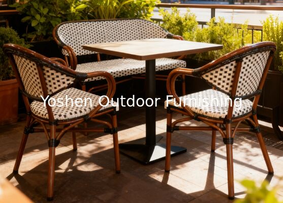 Sofá de exterior para dos personas, de grado comercial