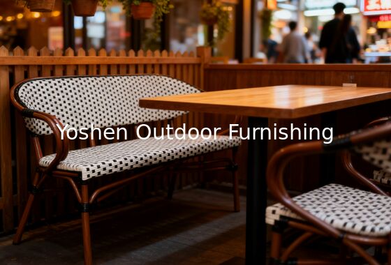 Sofá de exterior para dos personas, de grado comercial