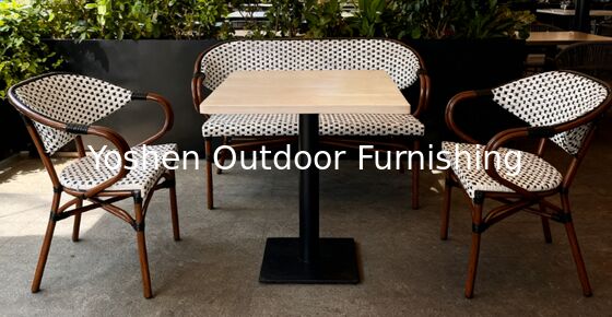 Sofá de exterior para dos personas, de grado comercial