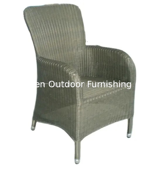 Silla de bañera de mimbre de ratan de hotel al aire libre, patio trasero de resort, silla de piscina de plástico impermeable, silla de reposabrazos de jardín, silla de jardín---YS-5666