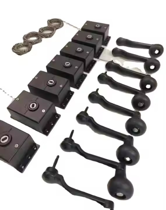 Cantilever Paraguas Partes 3m cuadrado Paraguas Gancho manija de manivela con cordón