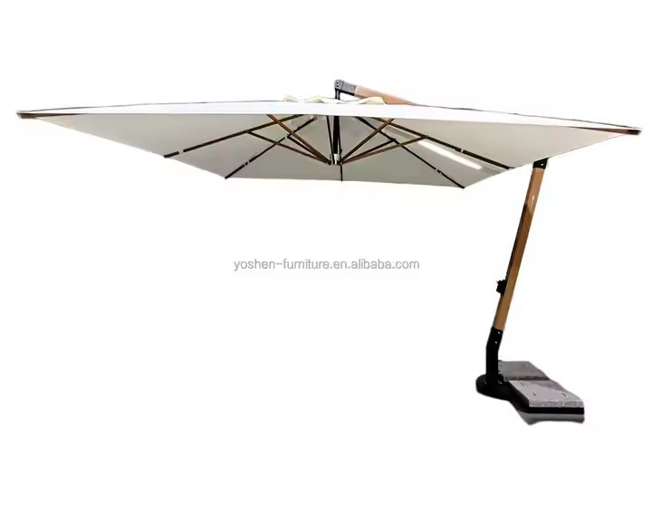 Yoshen Personalizar 10 pies Mercado Comercial Cantilever Canvas de Parasol Cubre cuadrado Cantilever Reposición de sombrillas Canopy
