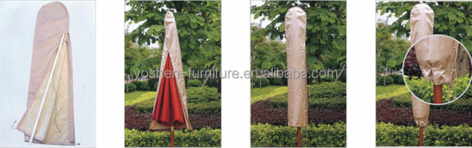 Un Smart Umbrella Protective Cover 9ft Protective Patio Umbrella Cover Reemplazo de la cubierta del paraguas a prueba de agua 2
