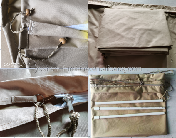 Un Smart Umbrella Protective Cover 9ft Protective Patio Umbrella Cover Reemplazo de la cubierta del paraguas a prueba de agua 4