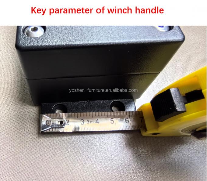 Accesorios para sombrillas de patio piezas de repuesto guindillero de mano manija de manivela de mano 2