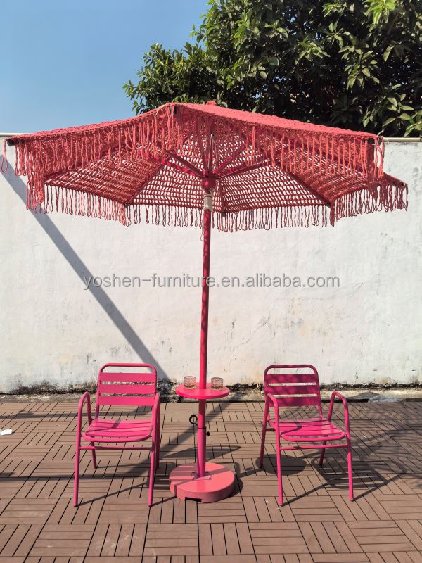 14.5''Portable Tabla de paraguas Patio Estante de bebidas de la piscina Blanco de plástico redondo de la playa de la playa de la playa 1