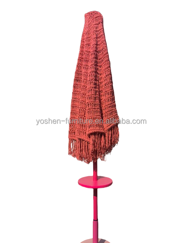 14.5''Portable Tabla de paraguas Patio Estante de bebidas de la piscina Blanco de plástico redondo de la playa de la playa de la playa 2