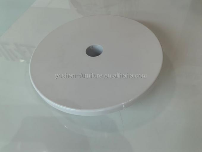 14.5''Portable Tabla de paraguas Patio Estante de bebidas de la piscina Blanco de plástico redondo de la playa de la playa de la playa 3