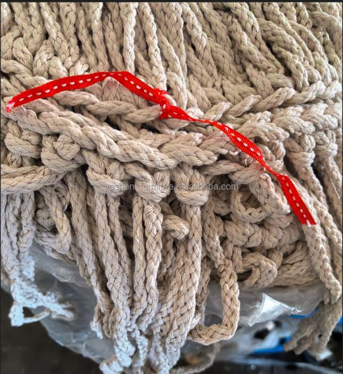 9 pies de playa verde al aire libre Tassel Paraguas Paraguas Hotel Crochet Paraguas tejido Macrame Paraguas 11