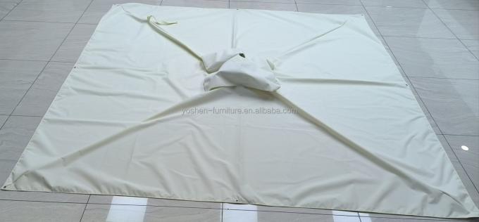 Yoshen Personalizar 10 pies Mercado Comercial Cantilever Canvas de Parasol Cubre cuadrado Cantilever Reposición de sombrillas Canopy 0
