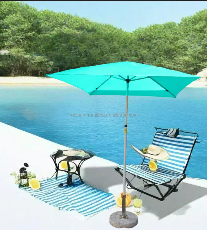 Sombrilla de patio portátil Yoshen de 6.5 pies con parasol, toldo, sombrilla de pesca, sombrilla de piscina, ligera, plegable, para exteriores 1