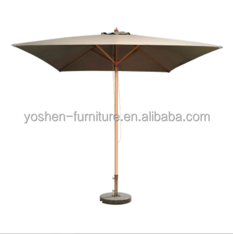 Sombrilla de playa para piscina al aire libre con mástil de aluminio, parasol y sombra 3