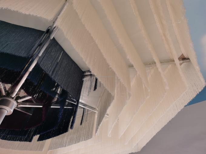 Custom Bali Resort Anti-UV al aire libre Hotel de lujo Tassel Paraguas Beach Paraguas con Tassels 4