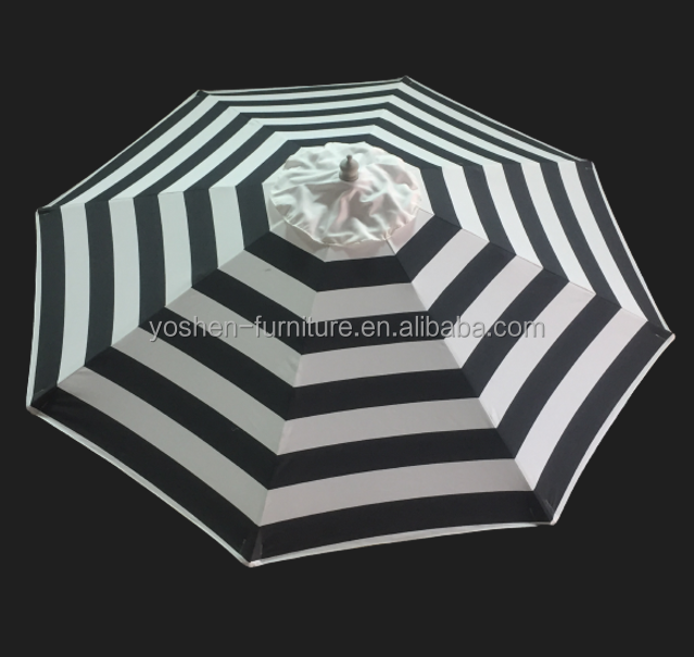 Fringe al aire libre Canvas de sol Parasol Cuadrado grande de aluminio Piscina Paraguas Café Jardín de playa Paraguas 4