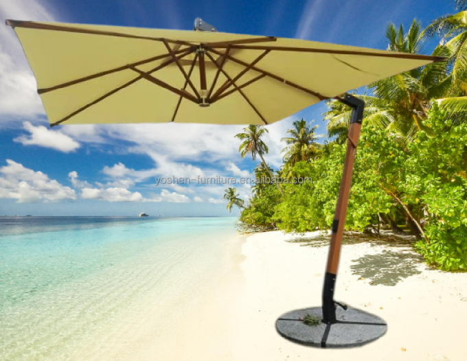 Sombrillas de mercado grandes y resistentes de 11 pies, sombrillas para exteriores, jardín, voladizo, sombrilla de patio 1